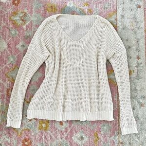 beachy knit sweater
